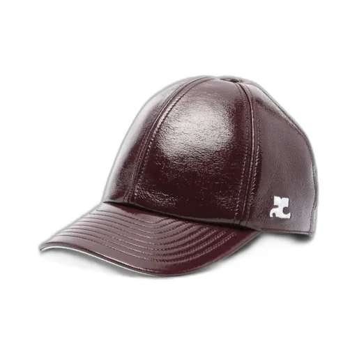 Logo-Embroidered Patent Cap