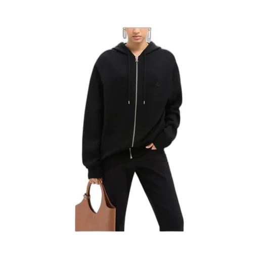 Logo Embroidered Zip-Up Jacket