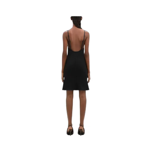 Sleeveless Ribbed-Knit Mini Dress