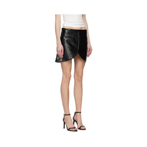 Ellipse Asymmetric Mini Skirt