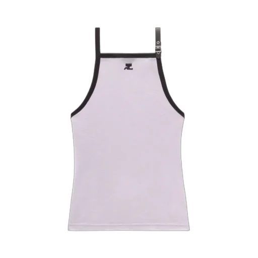 Buckle Contrast Tank Top