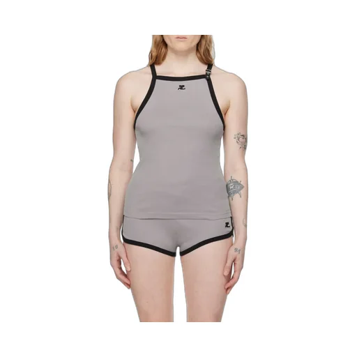 Buckle Contrast Tank Top