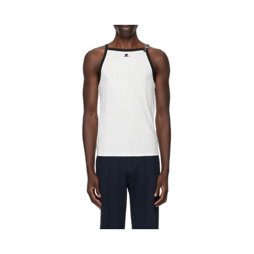 Buckle Contrast Tank Top