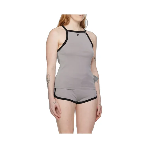 Buckle Contrast Tank Top