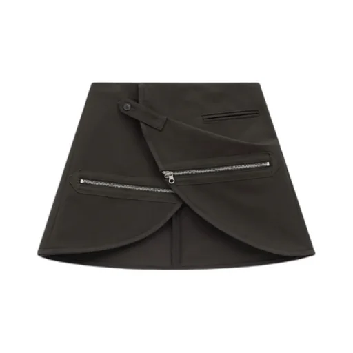 Modular Cotton Miniskirt