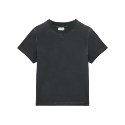Logo Embroidered Crewneck T-Shirt