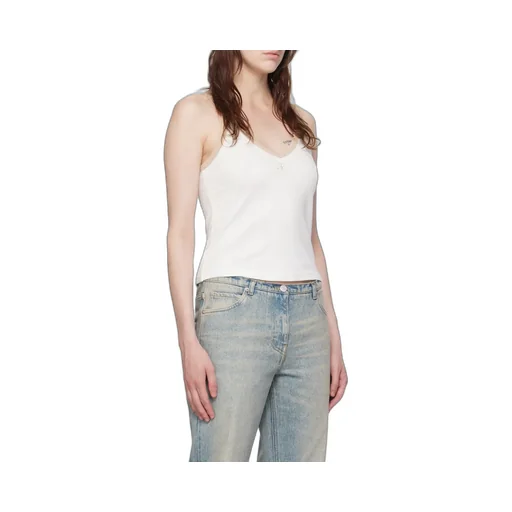 Contrast V-Neck Tank Top
