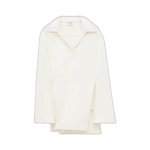 Twist Long-Sleeved Polo Dress