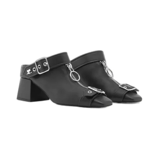Gogo 55Mm Leather Mules