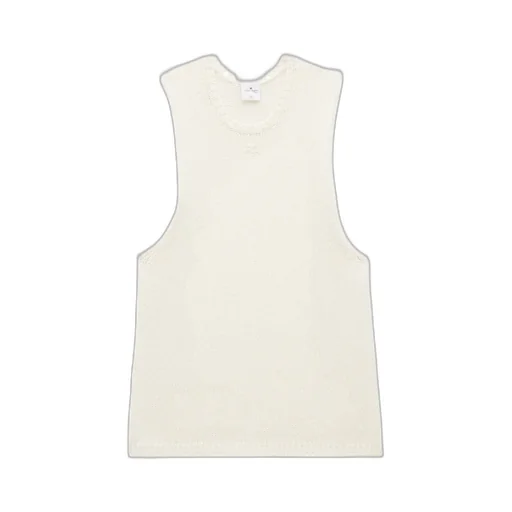 Ribbed-Knit Sleeveless Tank Top