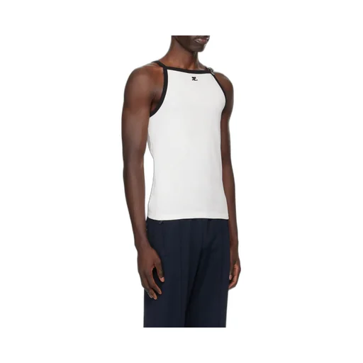 Buckle Contrast Tank Top