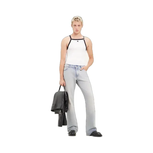 Buckle Contrast Tank Top