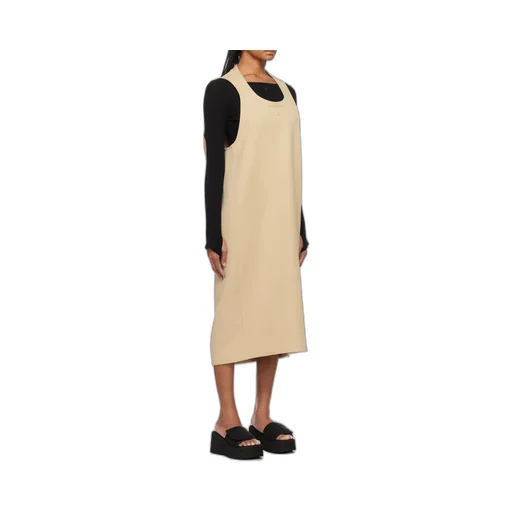 Logo-Patch Midi Dress