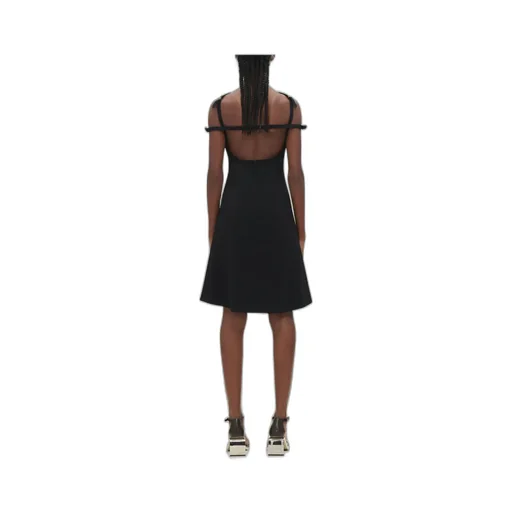 Ellipse Crepe Bustier Mini Dress