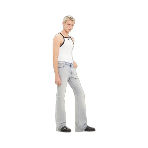 Buckle Contrast Tank Top