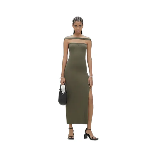 Hyperbole 90's Rib Long Dress