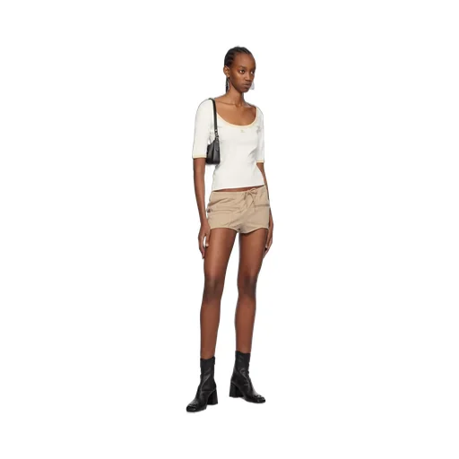 Drawstring Mini Shorts