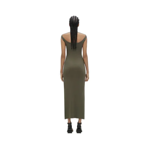 Hyperbole 90's Rib Long Dress