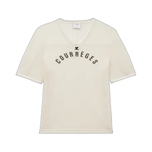 Logo Printed Mesh T-Shirt