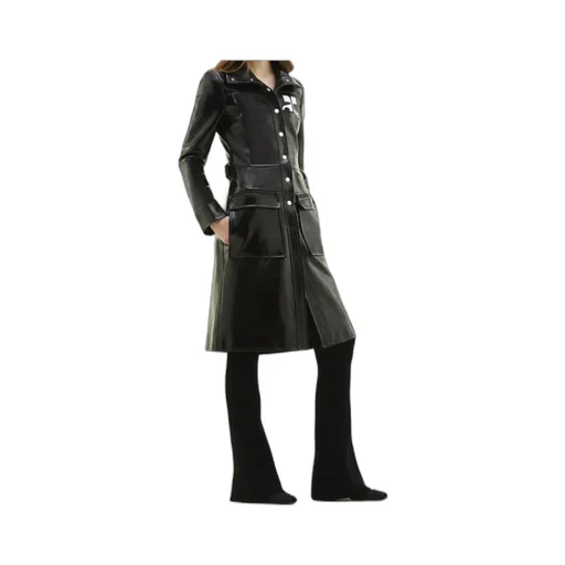 Belted Midi Trench Coat