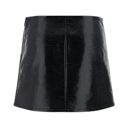 Ellipse Vinyl Mini Skirt