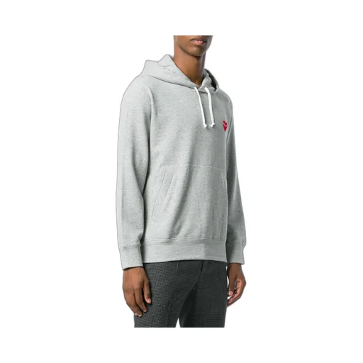 Logo Embroidered Drawstring Hoodie