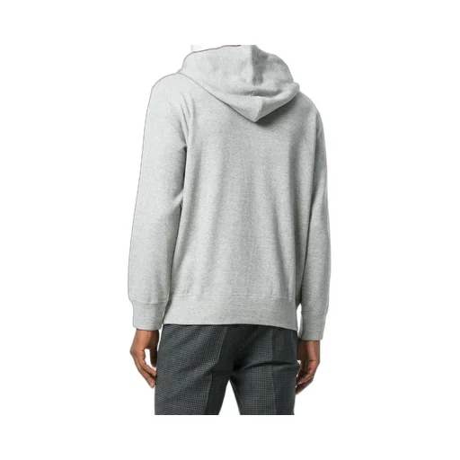 Logo Embroidered Drawstring Hoodie