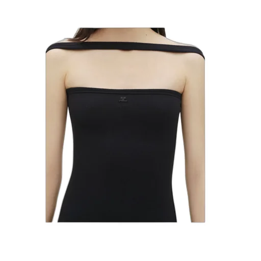 Hyperbole 90's Rib Long Dress