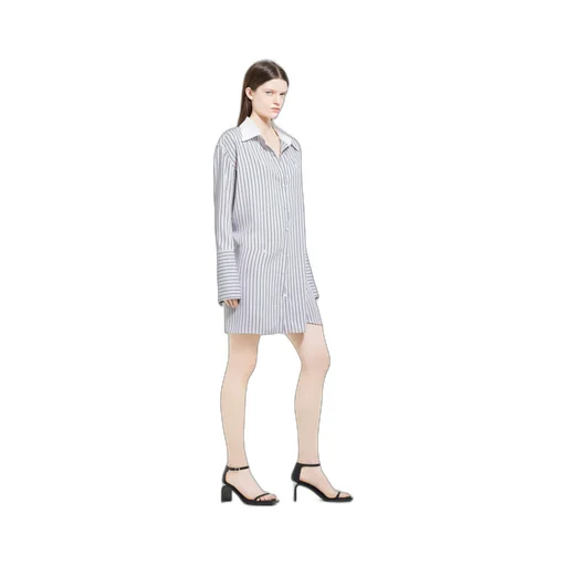 Logo-Patch Striped Shirt
