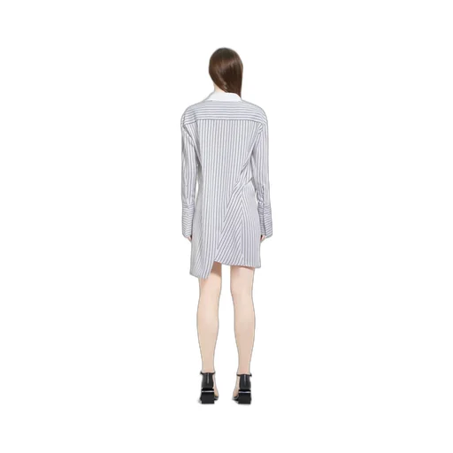 Logo-Patch Striped Shirt
