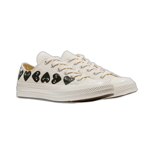 Heart Logo Printed Low-Top Sneakers