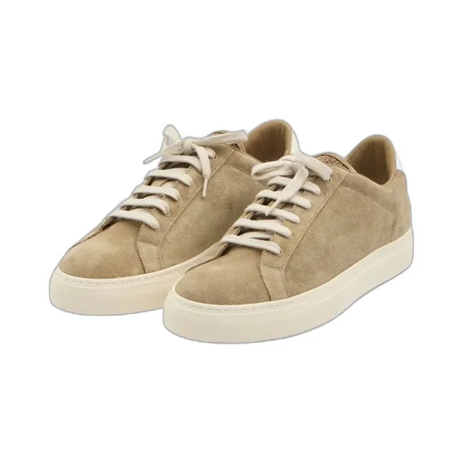 Patterned Tongue Suede Sneakers