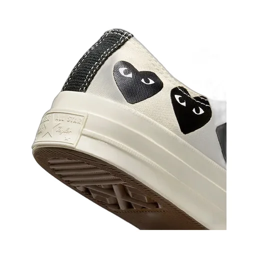 Chuck 70 + Heart-Shaped Low-Cut Shoes