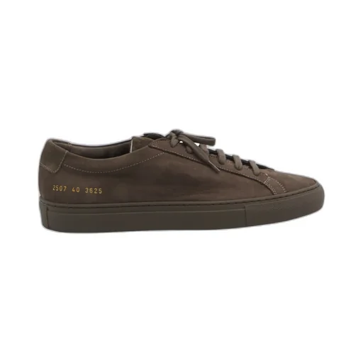 Suede-Leather Low-Top Sneakers