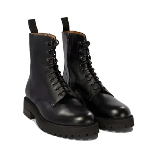 Lace-Up Combat Boots