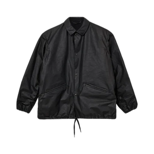 Long Sleeve Leather Jacket