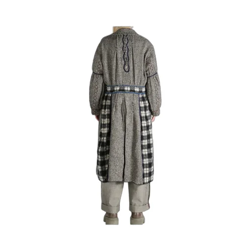 Checked Wool Coat