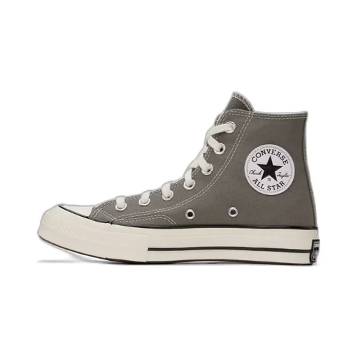 Round Head Lace High-Top Casual Sneakers