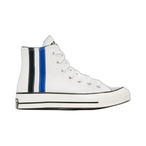Striped Lace High-Top Casual Shoes