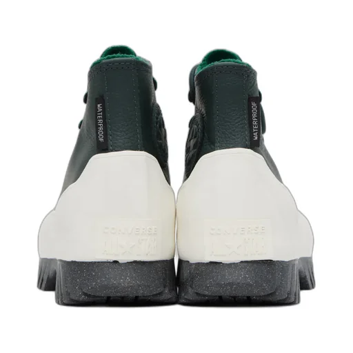 Round Head Lace High-Top Casual Sneakers