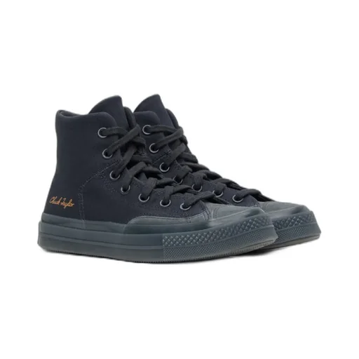 Round Head Lace High-Top Casual Sneakers