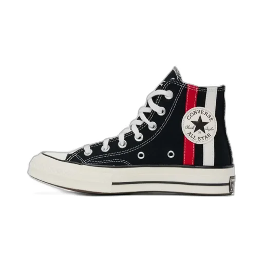 Striped Lace High-Top Casual Shoes