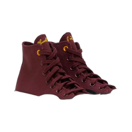 Logo Embroidered High-Top Skate Shoes