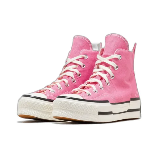 Round Head Lace High-Top Skate Shoes