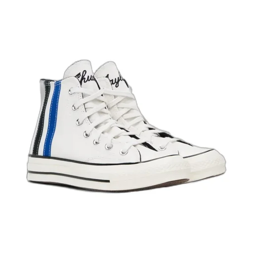 Striped Lace High-Top Casual Shoes