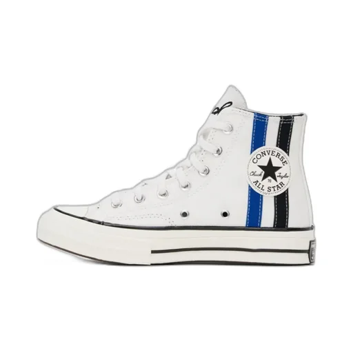 Striped Lace High-Top Casual Shoes