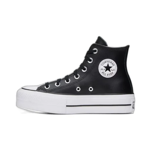 Round Head Lace High-Top Casual Sneakers