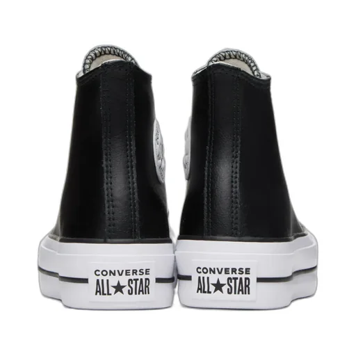 Round Head Lace High-Top Casual Sneakers