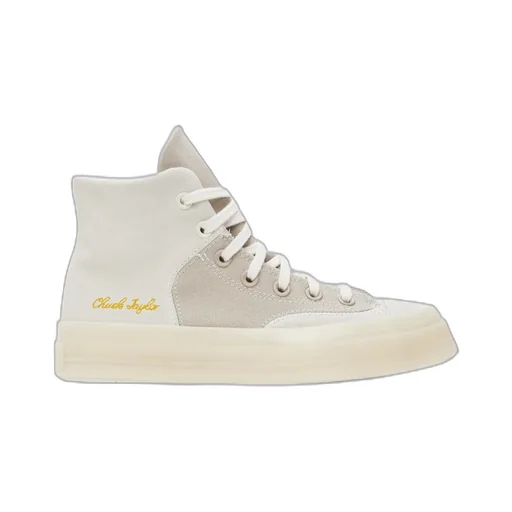 Logo Embroidered High-Top Skate Shoes
