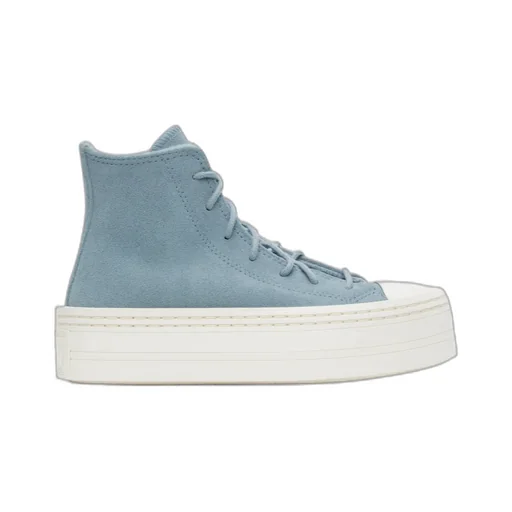 Round Head Strapped High-Top Casual Sneakers